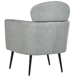 Acheter Beliani Fauteuil SOBY Tissu Gris