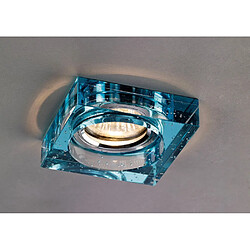 Inspired Bulle encastrée Downlight Square Rim Only Aqua, nécessite 100035310 pour compléter l'article