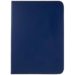 Etui en PU support rotatif anti-chute avec élastique avec support pour votre iPad 10.9 (2022) - bleu foncé