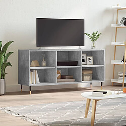 Maison Chic Meuble TV scandinave - Banc TV pour salon gris béton 103,5x30x50 cm bois d'ingénierie -MN52031