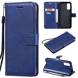 Etui en PU bleu pour votre Samsung Galaxy S20