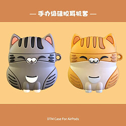 GUPBOO Airpods Coque Housse Étui Protecteur Compatible pour AirPods 3-chat mignon en silicone