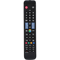 SANAG Aa59-00581A Telecommande Universelle De Rechange Pour Samsung Smart Tv, Infrarouge, Numerique, Noir