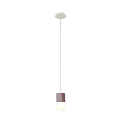 Avis Luminaire Center Suspension Galaxia Ciment blanc et rouge