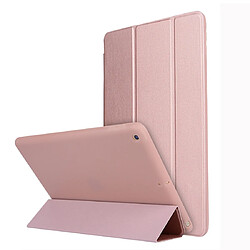 Wewoo Housse Étui Coque Pour iPad 10,2 pouces en cuir TPU horizontal Flipavec support à trois rabats or rose