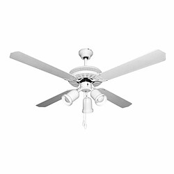 Ventilateur de Plafond avec Lumière Orbegozo CT35132B Blanc 70 W Ø 132 cm