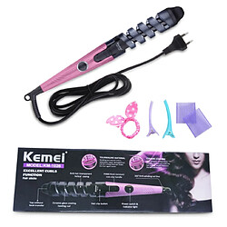 Universal Boucle électrique 110 220V 45W Professionnel spirale boucle en fer baguette outil de coiffure boucle modélisateur de cheveux 35D | fer à friser (violet)