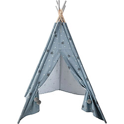 Atmosphera, Createur D'Interieur Tipi pour enfant avec motifs Dream - H. 160 cm - Bleu