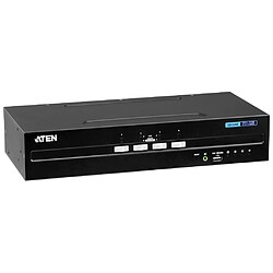 ATEN CS1144D, commutateur KVM sécurisé, 4 ports, double affichage DVI, USB, audio