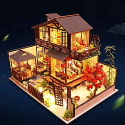 Avis Creative DIY DollHouse Kit Meubles Chinois Style Chalet En Bois Modèle avec Ornements Jouet