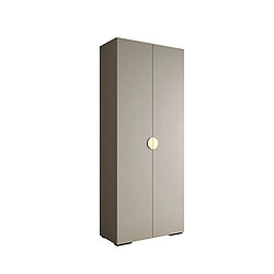 Abiks Meble Armoire Inova 4 À Portes Battantes 236,7/100/47 2 Portes (gris/d’oro)