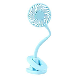 (Bleu) Ventilateur à Pince d'Aromathérapie Ventilateurs de Poussette USB Portables Clip Silencieux sur Mini Ventilateur de Table USB Rechargeable