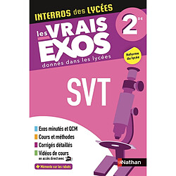 SVT 2de : les vrais exos donnés dans les lycées : réforme du lycée - Occasion