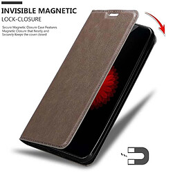 Acheter Cadorabo Coque ZTE Nubia Z11 MINI S Etui en Brun