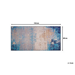 Beliani Tapis bleu 80 x 150 cm INEGOL