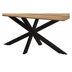 Moloo URBAN-Table à manger 8/10 personnes L220cm, Spider et Acacia massif pas cher