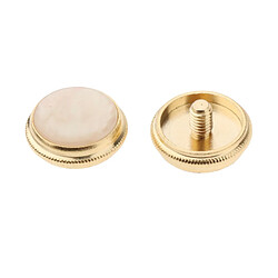 15 pièce Plaqué Trompette Valve Doigt Boutons Premium Trompette Cover Vent Instruments Remplacement Accessoires pour Trompette Lecteur pas cher