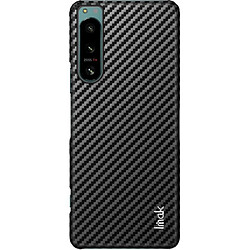 Coque en TPU + PU IMAK Texture en fibre de carbone, anti-rayures, anti-empreintes digitales pour votre Sony Xperia 5 IV 5G