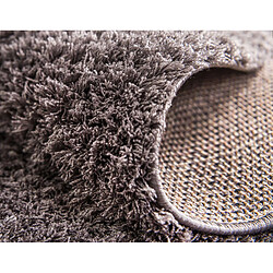 Avis Hadorn Tapis shaggy 125x125 gris Luzern