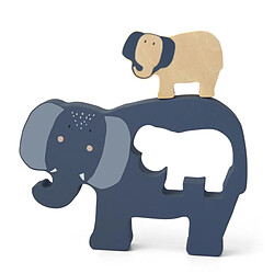 Trixie Baby Puzzle bebe en bois Elephant - Mrs Elephant