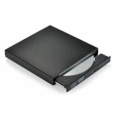 Graveur Lecteur Externe USB 2.0 DVD-R & CD-RW Compatible avec Windows 2000/XP/Vista/Windows7 --Noir