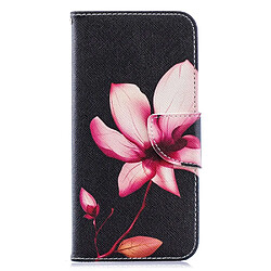 Acheter Etui en PU impression de motifs motif floral pour votre Huawei Y6 (2019)/Y6 Pro (2019)/Y6 Prime (2019)