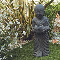 Jardinex Statue jardin moin... 60 cm - Gris