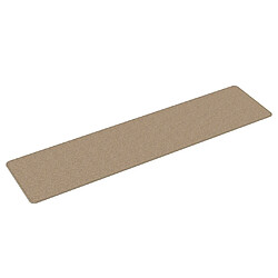 vidaXL Tapis de couloir aspect sisal sable 50x200 cm