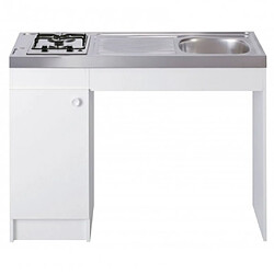 Mezieres Kitchenette PMR 120cmdomino gaz sans réfrigérateur