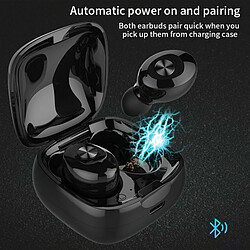 Avis Portable Tws Intra-Auriculaire Dual Access 5.0 Bluetooth Mini Dual Ear Sports Charging Bay Noir