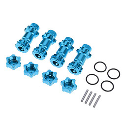 17mm Hex Hub 30mm Extension Adapter Combiner Pour HSP 94087 1/8 RC Car Blue