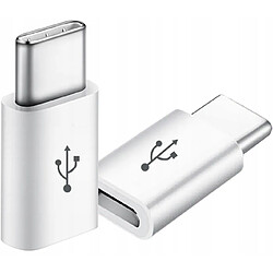 GUPBOO Adaptateur Micro USB vers USB Type C Blanc,JL2898