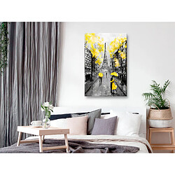 Artgeist Tableau - Paris Rendez-Vous (1 Part) Vertical Yellow [20x30]