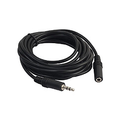 3.5mm jack mâle à femelle audio stéréo extension aux câble pour casque 1m