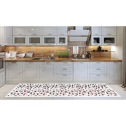 Alter Tapis de cuisine, 100% Made in Italy, Tapis antitache avec impression numérique, Tapis antidérapant et lavable, Modèle Bode, cm 280x52