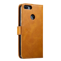 Avis Wewoo Housse Coque Pour Huawei P Smart GUSSIM Business Style Étui en cuir à rabat horizontal avec support et fentes cartes et portefeuille kaki