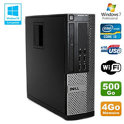 PC DELL Optiplex 790 SFF Intel core i3-2120 3.3Ghz 4Go DDR3 500Go WIFI Win 7 Pro