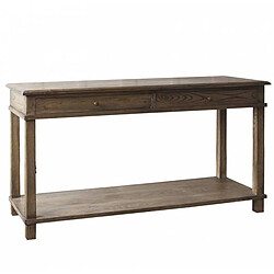 L'Héritier Du Temps Table de Drapier Meuble de Métier Console de Salle de Bain Meuble Vasque en Bois 44x81x158cm