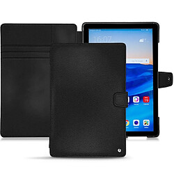 Housse cuir Huawei MediaPad M5 10 Pro - Rabat portefeuille - Ebène ( Noir / Black ) - NOREVE