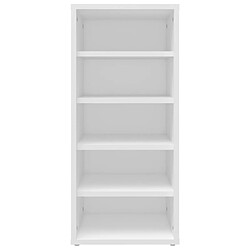 Acheter vidaXL Armoire à chaussures Blanc 31,5x35x70 cm Bois d'ingénierie