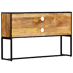 Acheter Maison Chic Meuble TV scandinave - Banc TV pour salon 120 x 30 x 75 cm Bois de récupération massif -MN49289