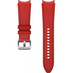 Samsung Bracelet Hybride en cuir pour G Watch 4/5 130mm, M/L Rouge