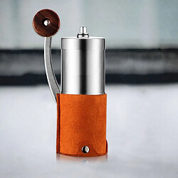 Avis Universal Moulin à café mini portable artisanal grains de café moulin à poils moulin grains d'herbes poivrons aiguille réglable outils de cuisine de cuisine |(Orange)