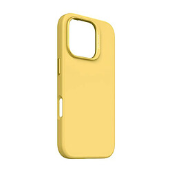 Decoded Coque pour iPhone 16 Pro Compatible MagSafe Antichocs et Antimicrobienne Jaune