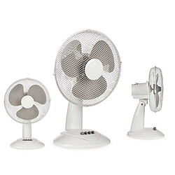 Acheter Ventilateur de table Ventilateur de Bureau Mobile 45w Puissant et refroidissement silencieux Blanc+Argon