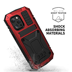 Coque en TPU + silicone antichoc rouge pour votre Apple iPhone 13 6.1 pouces