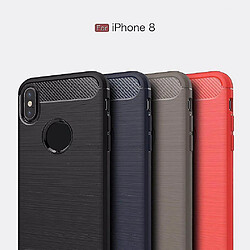 Universal Couverture de téléphone Yyh pour iPhonex Case Shell en fibre de carbone brossé Silicone Soft TPU