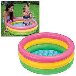 Totalcadeau Piscine gonflable multicouleur 68 L (86 x 25 cm) pas cher