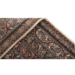 Avis Vidal Tapis de couloir en laine 392x65 beige Ghom