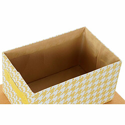 Avis Jeu de Caisses de Rangement Empilables DKD Home Decor Gris Bleu Jaune 40 x 30 x 20 cm